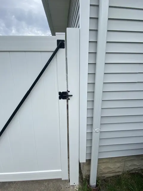 Vinyl fence and gate