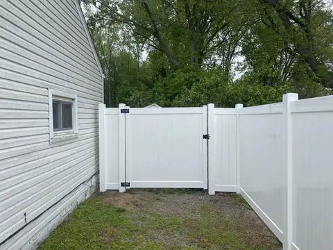 Vinyl fence and gate