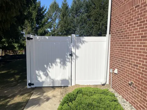 Vinyl fence and gate