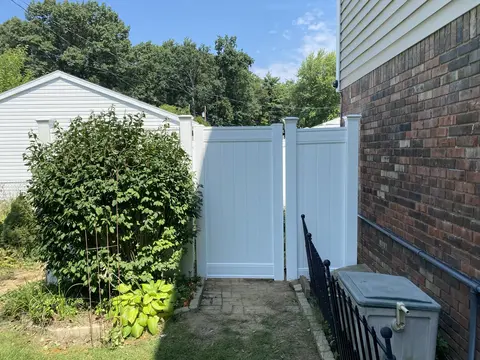 Vinyl fence and gate