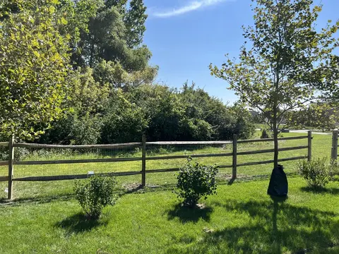 Wood rail fencing