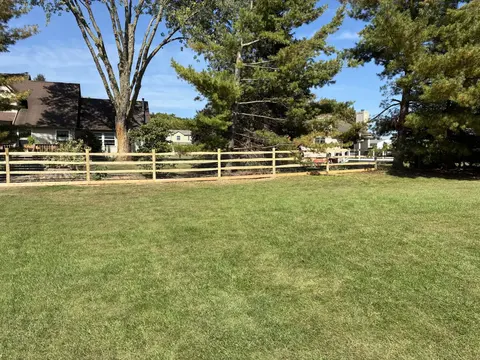 Wood rail fencing