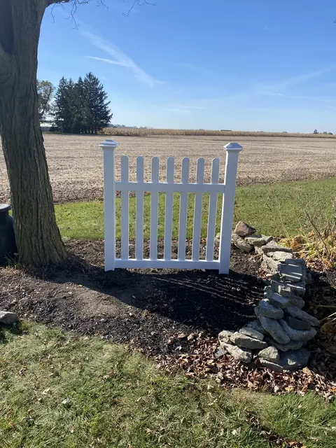 Vinyl picket fencing